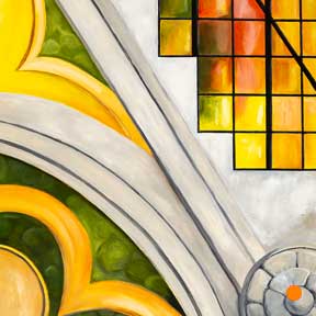 photo of Immaculate Conception basilica stain glass abstract painting